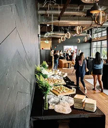Sophisticated workspaces and water-view social events — 1