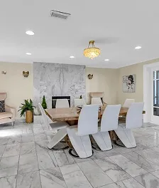 Bright indoor spaces and serene fellowship gardens — 1