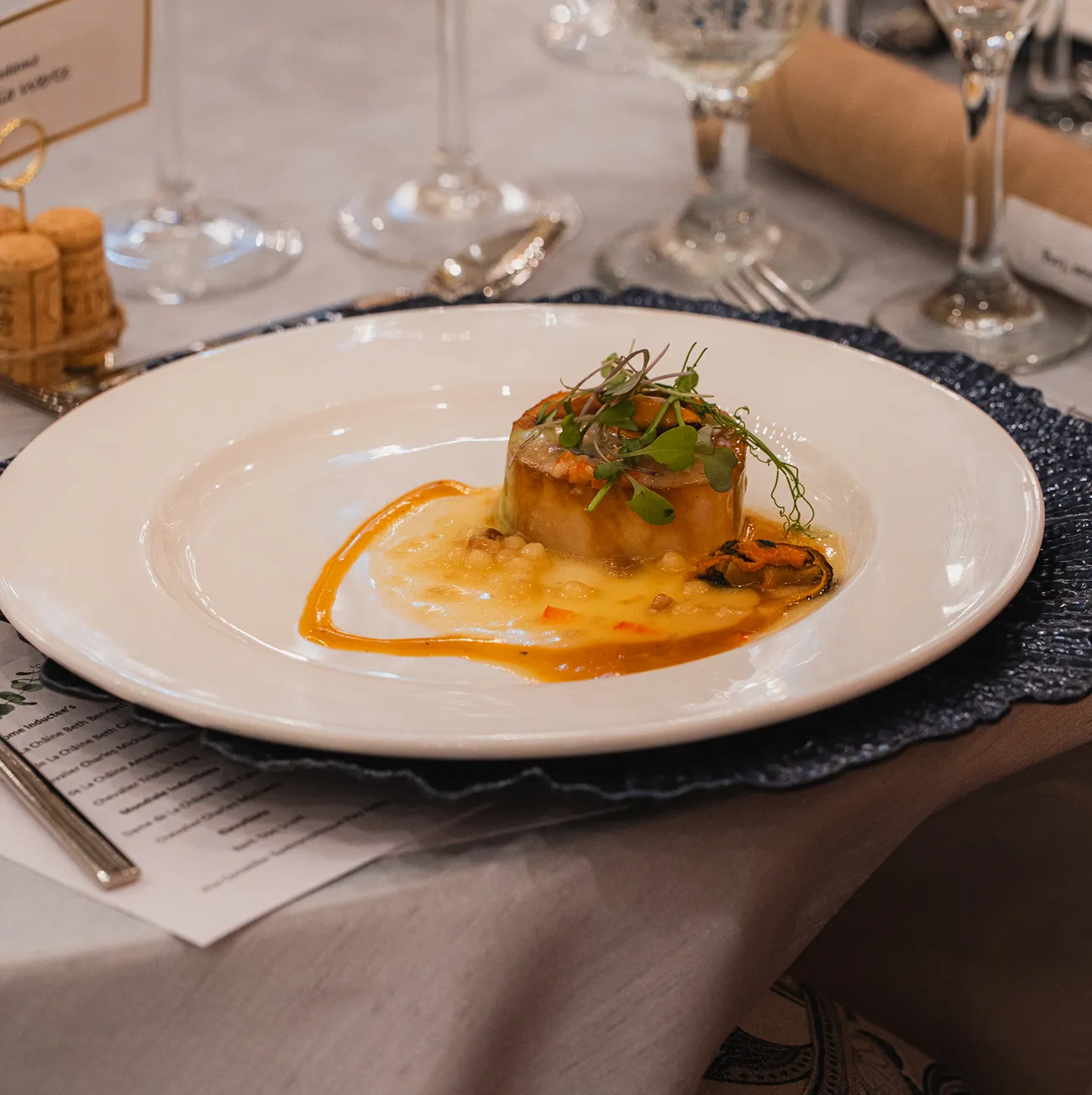 Plated Menu